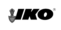 IKO shingles logo bw