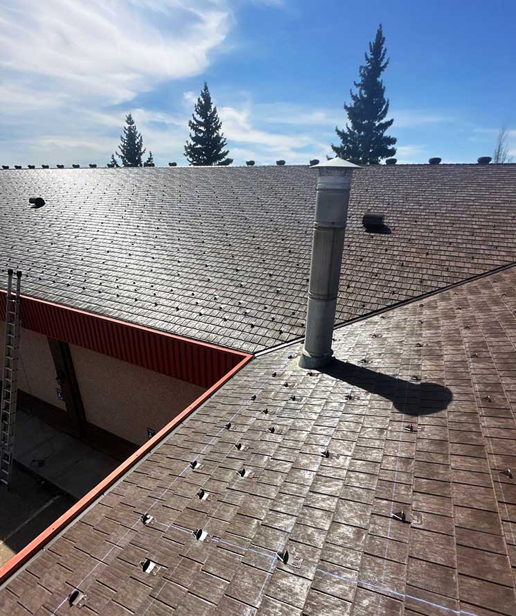 Forestburg Community Hall New Roof